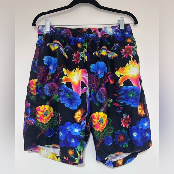 Empyre Men’s Multicolored Elastic Waist Board Shorts Size Large - Picture 1 of 4